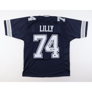 Bob Lilly Signed Jersey Inscribed "HOF '80" (Beckett)